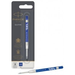 Parker recharge gel z46, noir, épaisseur de tracé: m