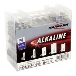 Ansmann boîte de piles alcalines "red", boîte de 35