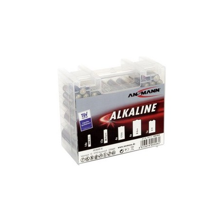 Ansmann boîte de piles alcalines "red", boîte de 35
