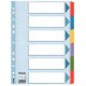 Esselte intercalaire en carton, uni,a4, 5 pièces,multicolore