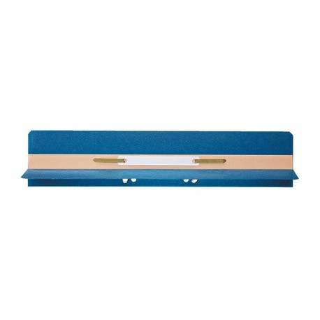 Leitz fixe-documents, 65 x 305 mm, carton manille, bleu