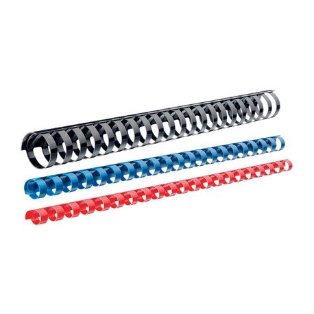 Leitz baguette de reliure plastique, diamétre 14 mm, noir