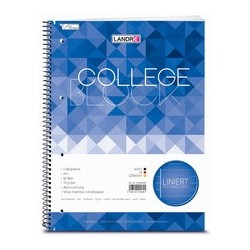 LandrÉ collegeblock "college", a4, quadrillé, 80 feuilles