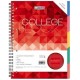 LandrÉ cahier à spirale avec intercalaires "college", a4,