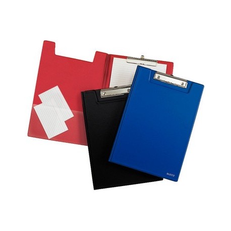 Leitz porte-bloc à pince avec rabat, a4, couverture pp, noir
