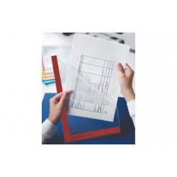 Leitz pochette transparente desk free, a4, en pp, granuleux,