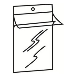Leitz étui transparent à suspendre, a5, pvc, granuleux