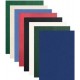 Pavo plats de couverture, grain cuir, a4, bleu