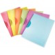 Leitz chemise à clip colorclip rainbow, format a4, en pp, (LOT DE 6)