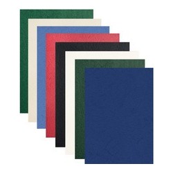 Pavo plats de couverture, grain cuir, a4, noir