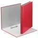 Leitz classeur à anneaux standard, a5, rouge, mécanisme à 2