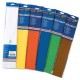 Folia papier crépon, 500 mm x 2,5 m, 32 g/m2, couleurs