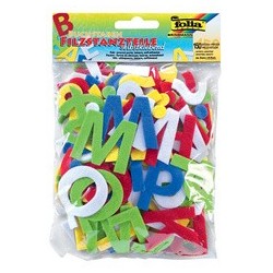 Folia bastelfilz-stanzteile "zahlen", selbstklebend