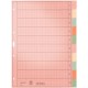 Leitz interlcalaire en papier naturel, blanc, a4, 10 touches