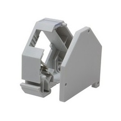 Logilink adaptateur rail din pour un module keystone, gris