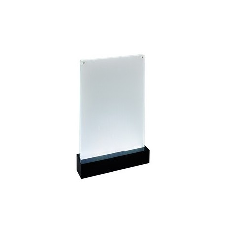 Sigel présentoir de table led "luminous", acrylique, a4,