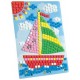 Conté mosaique de caoutchouc de mousse "bateau", 405 pièces