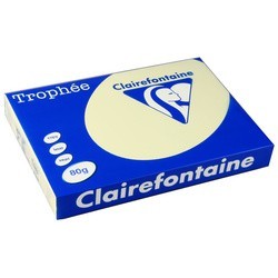 Clairalfa papier universel trophée, a3, 160 g/m2, vert golf (LOT DE 4)