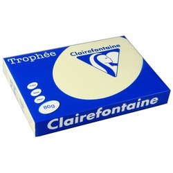 Clairalfa papier universel "trophée" a3,160 g/m2,vert nature (LOT DE 4)