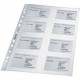 Leitz pochette perforée pour 16 cartes de visite, format a4,
