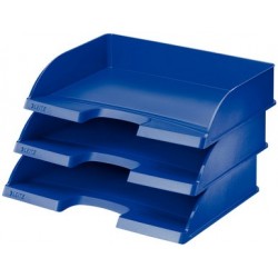 Leitz bac à courrier plus standard, format a4 paysage, noir (LOT DE 5)