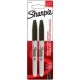 Sharpie marqueur permanent fine, blister de 2, noir