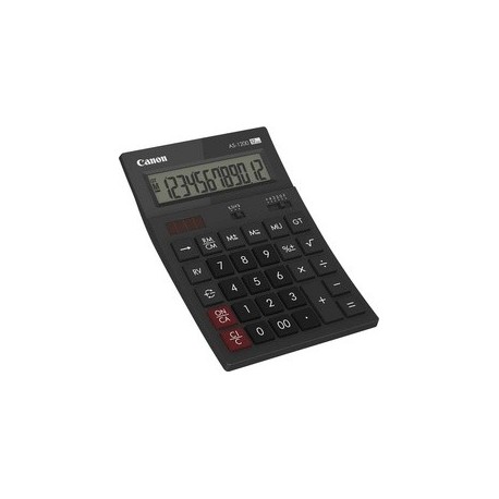 Canon calculatrice de bureau as-1200, alimentation solaire