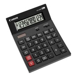 Canon calculatrice de bureau as-2400, alimentation solaire