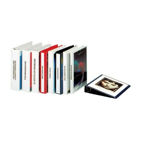 Esselte classeur à anneaux personnalisable essentials, a4,