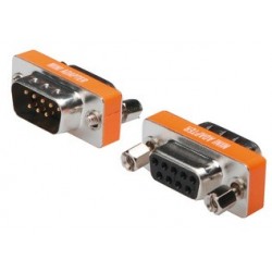 Assmann null-modem-adapter, 9 pol sub-d, stecker - kupplung