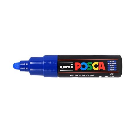 Uni-ball marqueur à pigment posca pc7m, bleu clair