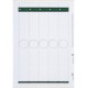 Leitz étiquettes dorsales pr. dossiers suspendus,34 x 279 mm
