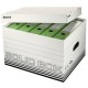 Leitz caisse à archives/ de tansport solid, blanc/noir (LOT DE 10)