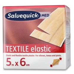 Cederroth salvequick textilpflaster, elastisch, 60 mm x 5 m