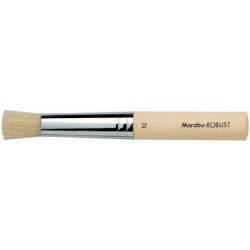 Marabu pinceau-brosse robuste, rond, taille 6, le manche