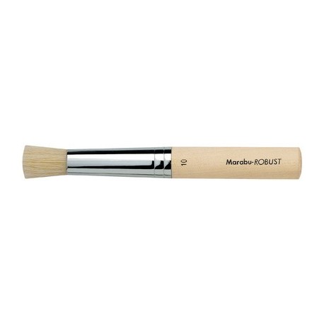 Marabu pinceau brosse-robuste, rond, taille 10, le manche
