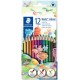 Staedtler crayon de couleur noris colour, étui en carton de