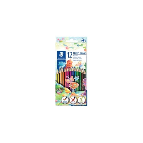 Staedtler crayon de couleur noris colour, étui en carton de
