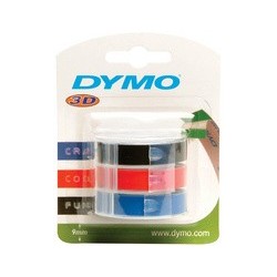 Dymo ruban pour étiqueteuse, largeur de 9 mm, longueur de 3m
