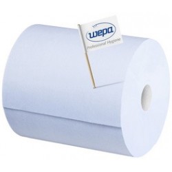 Wepa rouleau de papier nettoyant, 3 couches, bleu