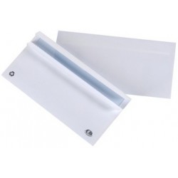 Gpv enveloppes, dl, 110 x 220 mm, blanc, avec fenêtre