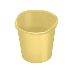 Helit corbeille à papier "the joy", pp, 13 litres, jaune