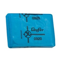 Läufer gomme mie de pain, bleu