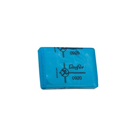 Läufer gomme mie de pain, bleu