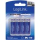 Logilink pile alcaline "ultra power", mignon (aa/lr6)