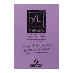 Canson bloc croquis "xl marker", format a3, 70 g/m2