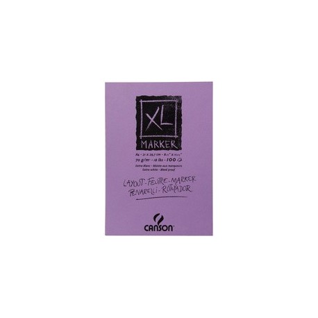Canson bloc croquis "xl marker", format a3, 70 g/m2