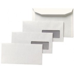 Gpv enveloppes, da, 115 x 225 mm, avec fenêtre à droite