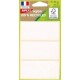 Agipa etiquettes multifonctions, 34 x 75 mm, blanc, 100%