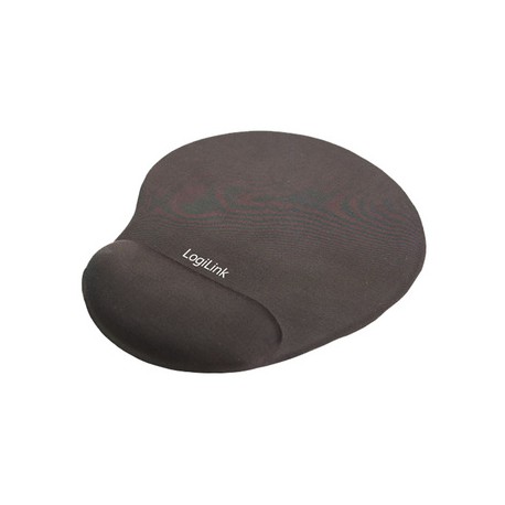 Logilink repose-poignet à gel avec tapis de souris, noir